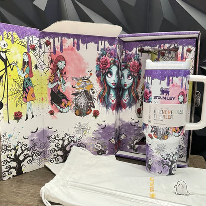 40oz Sally x Jack Skellington Tumbler