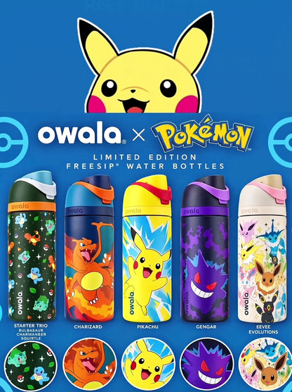 Pokémon 16 Oz FreeSip Water Bottle