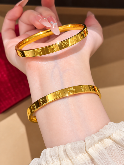 Hello Kitty Gold Color Bracelet
