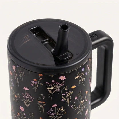 Exclusive Midnight Floral 40oz Traveler Tumbler