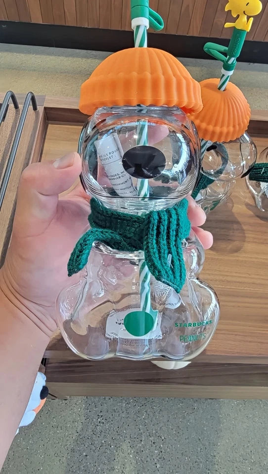 Starbucks x Peanuts The Snoopy Glass Cold Cup