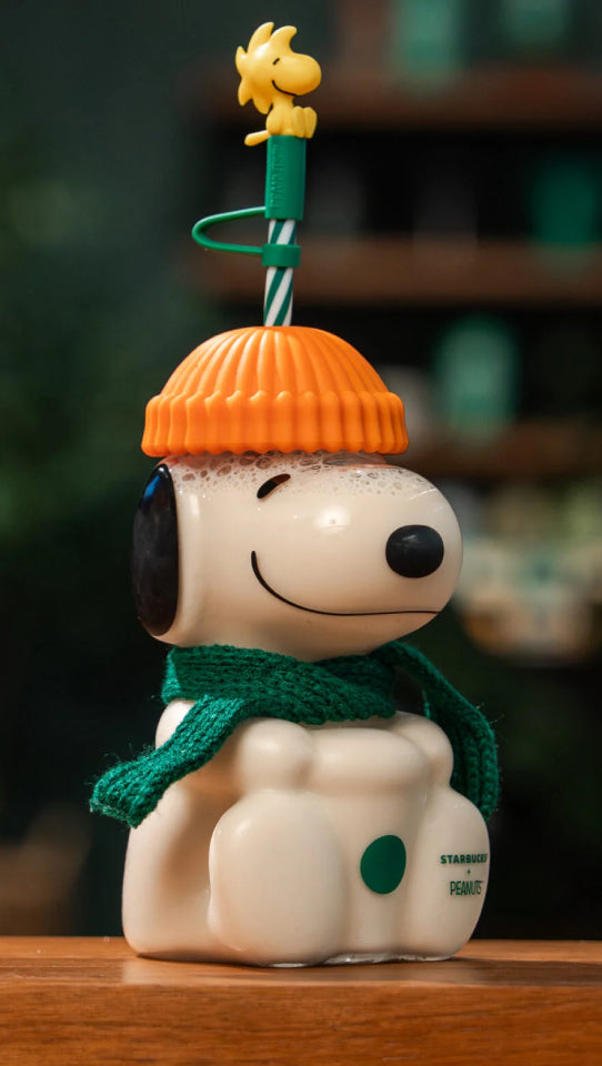 Starbucks x Peanuts The Snoopy Glass Cold Cup